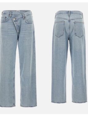 AGOLDE Criss Cross Upsized Button Fly Jeans - 24